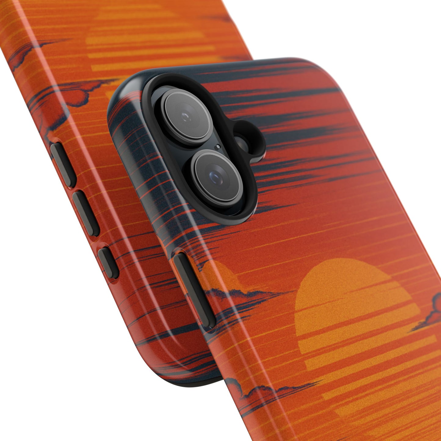 Orange and green Mazda 787B Phone Case