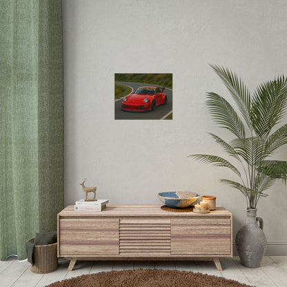 Red RWB Porsche 911 Poster