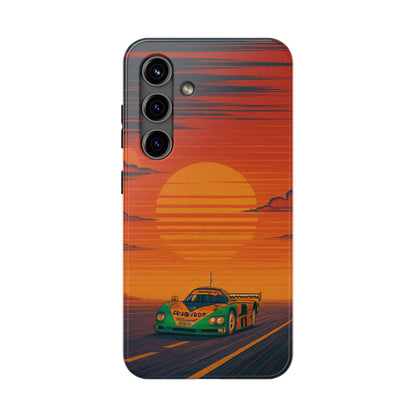 Orange and green Mazda 787B Phone Case