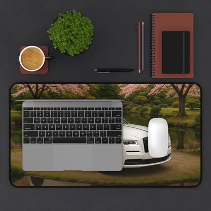White Rolls Royce Cullinan Desk Mat