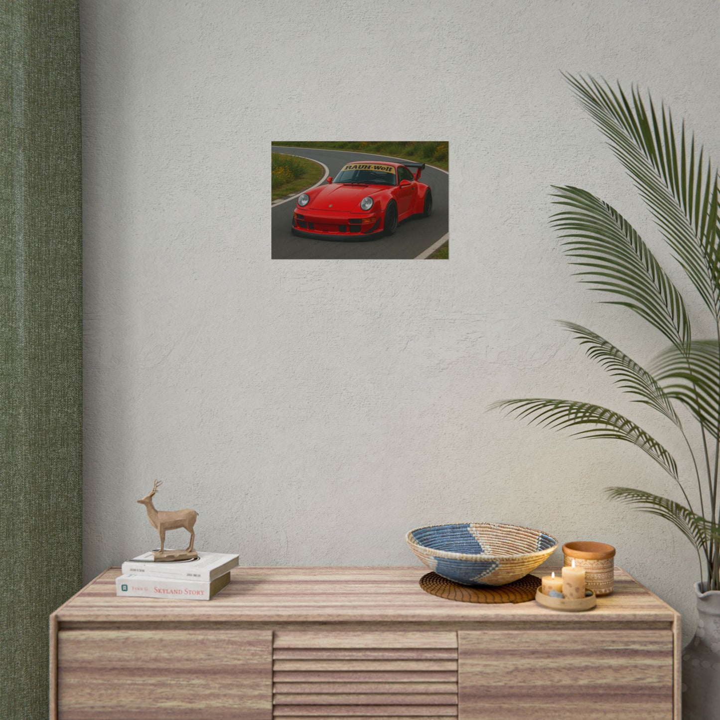 Red RWB Porsche 911 Poster
