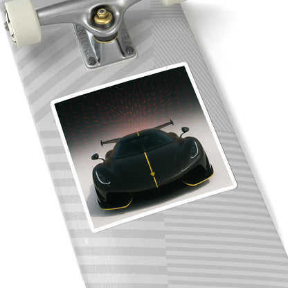 Black Koenigsegg Jesko Kiss Cut Sticker