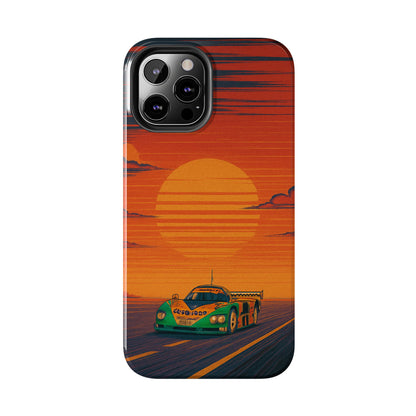 Orange and green Mazda 787B Phone Case