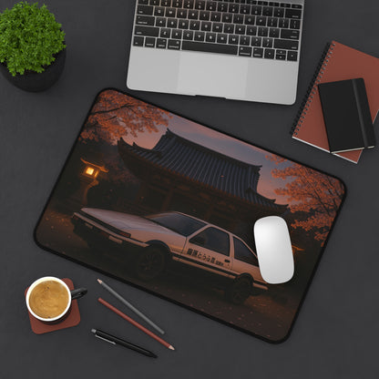 White Toyota AE86 Apex Desk Mat