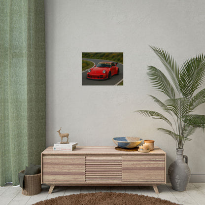 Red RWB Porsche 911 Poster
