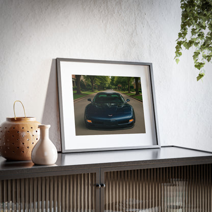 Blue Chevrolet Corvette C5 Poster