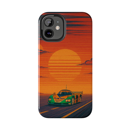 Orange and green Mazda 787B Phone Case