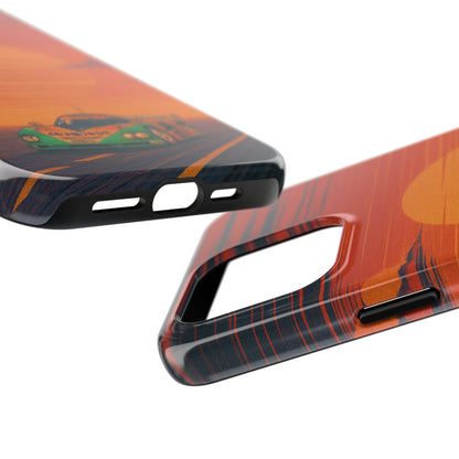 Orange and green Mazda 787B Phone Case
