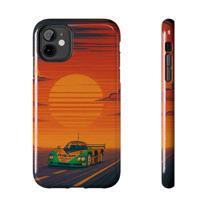 Orange and green Mazda 787B Phone Case