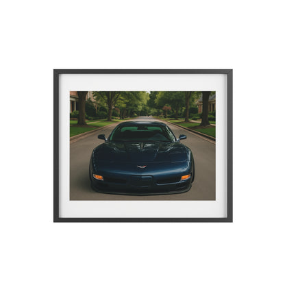 Blue Chevrolet Corvette C5 Poster
