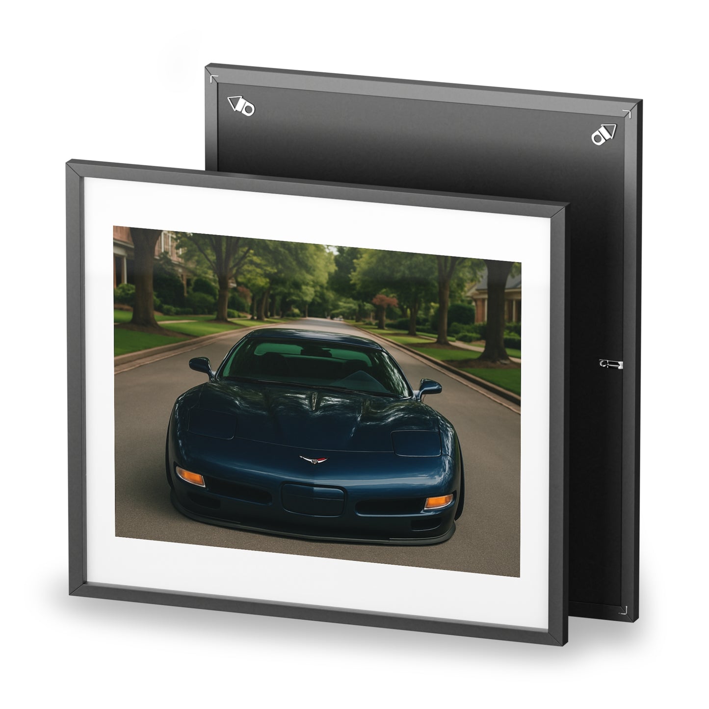 Blue Chevrolet Corvette C5 Poster