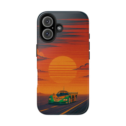Orange and green Mazda 787B Phone Case