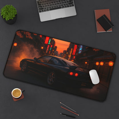 Black Nissan 180sx Desk Mat