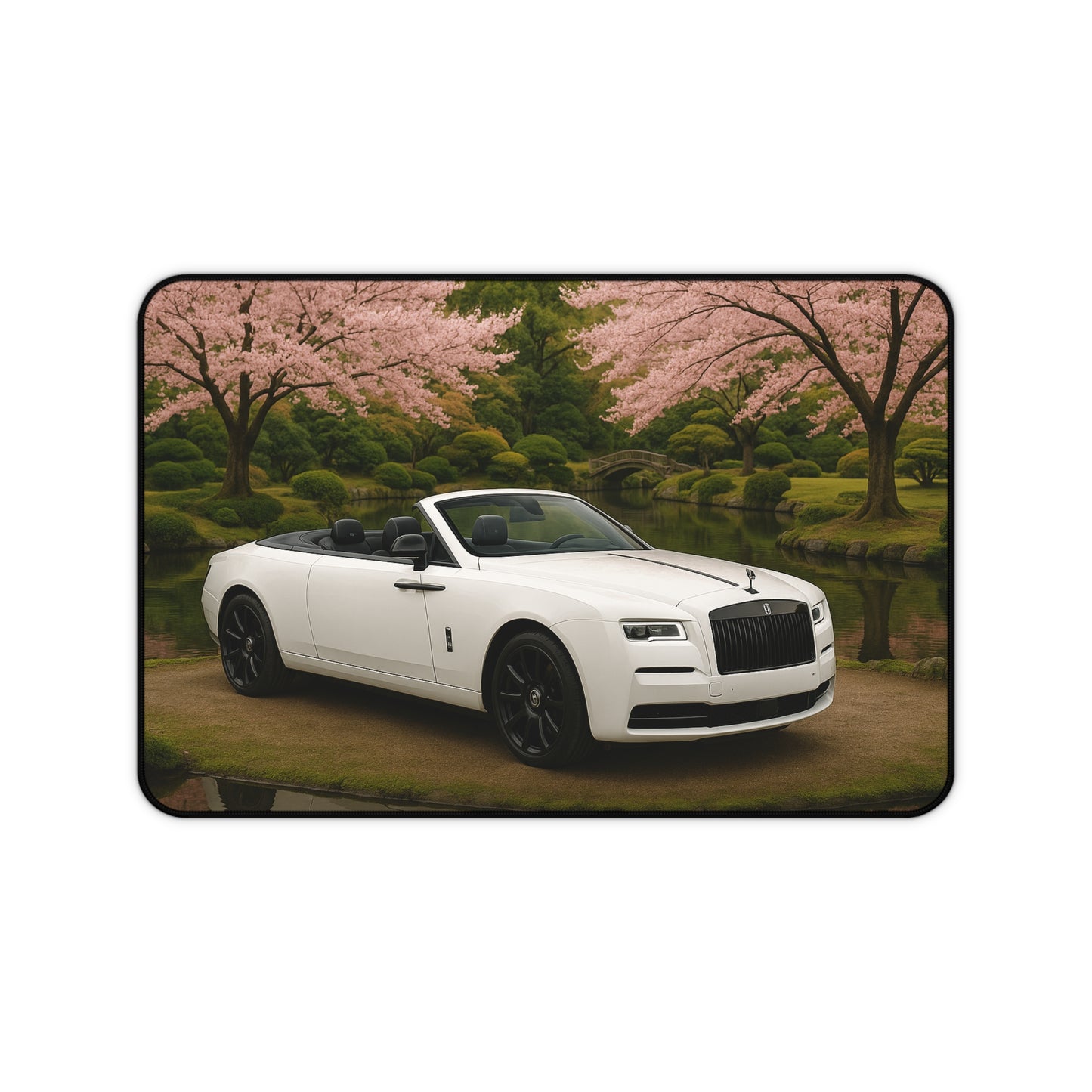 White Rolls Royce Cullinan Desk Mat