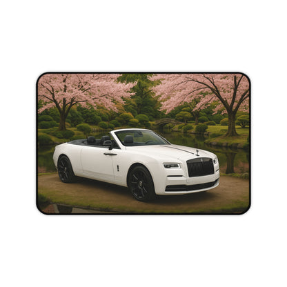 White Rolls Royce Cullinan Desk Mat