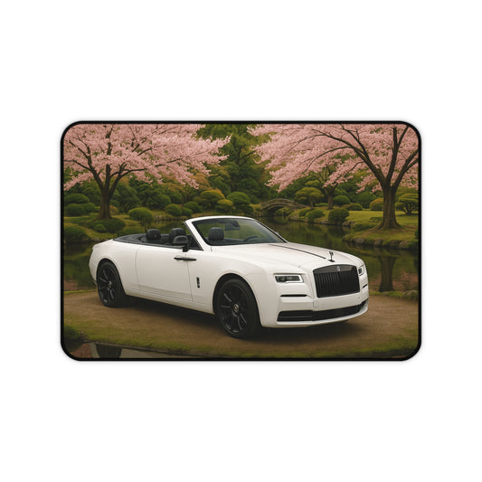 White Rolls Royce Cullinan Desk Mat
