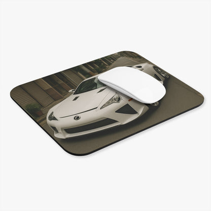 White Lexus LFA Mouse Pad