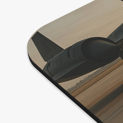 Grey McLaren Speed Tail With A SR-71 Blackhawk Mouse Pad