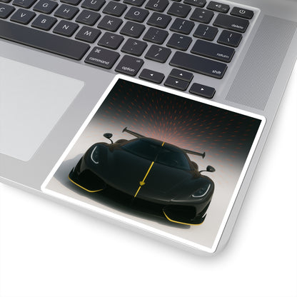 Black Koenigsegg Jesko Kiss Cut Sticker