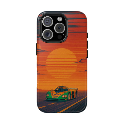 Orange and green Mazda 787B Phone Case