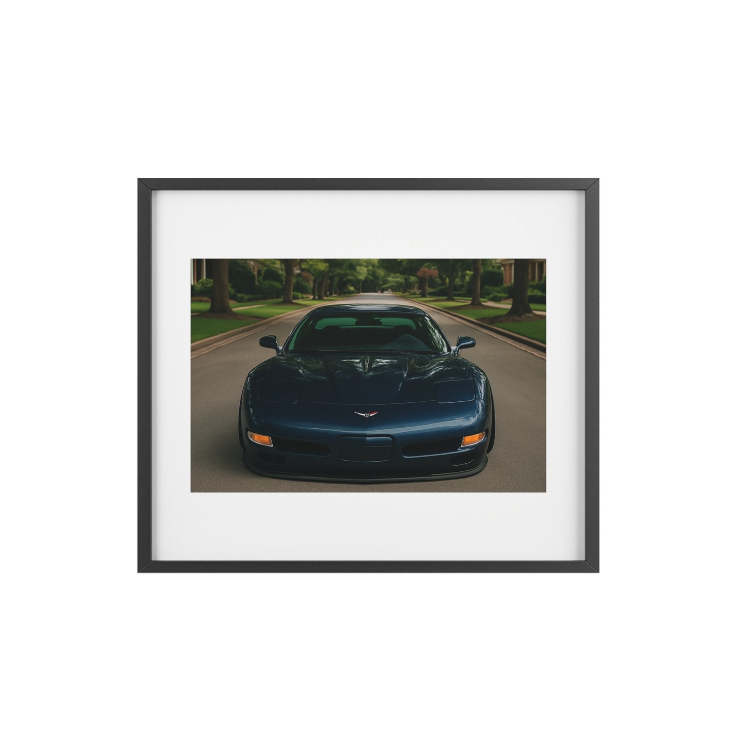 Blue Chevrolet Corvette C5 Poster