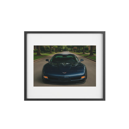 Blue Chevrolet Corvette C5 Poster