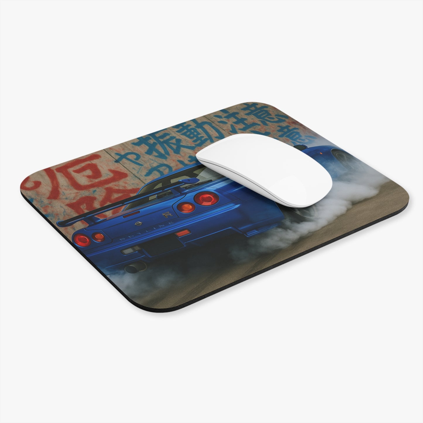 Blue Nissan R34 GTR Mouse Pad