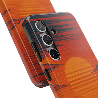 Orange and green Mazda 787B Phone Case