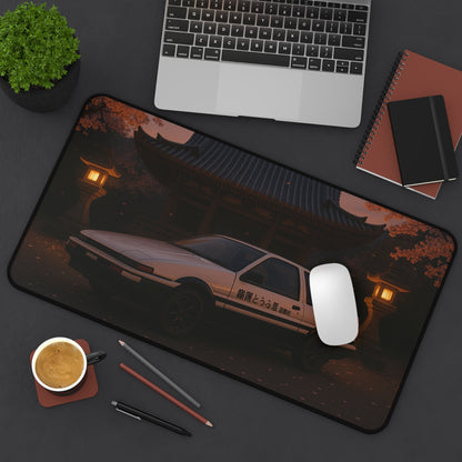 White Toyota AE86 Apex Desk Mat