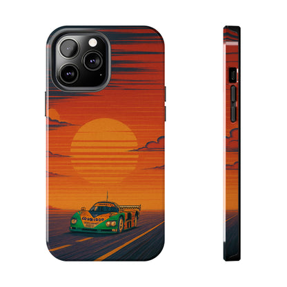 Orange and green Mazda 787B Phone Case