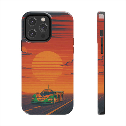 Orange and green Mazda 787B Phone Case