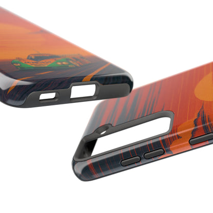 Orange and green Mazda 787B Phone Case