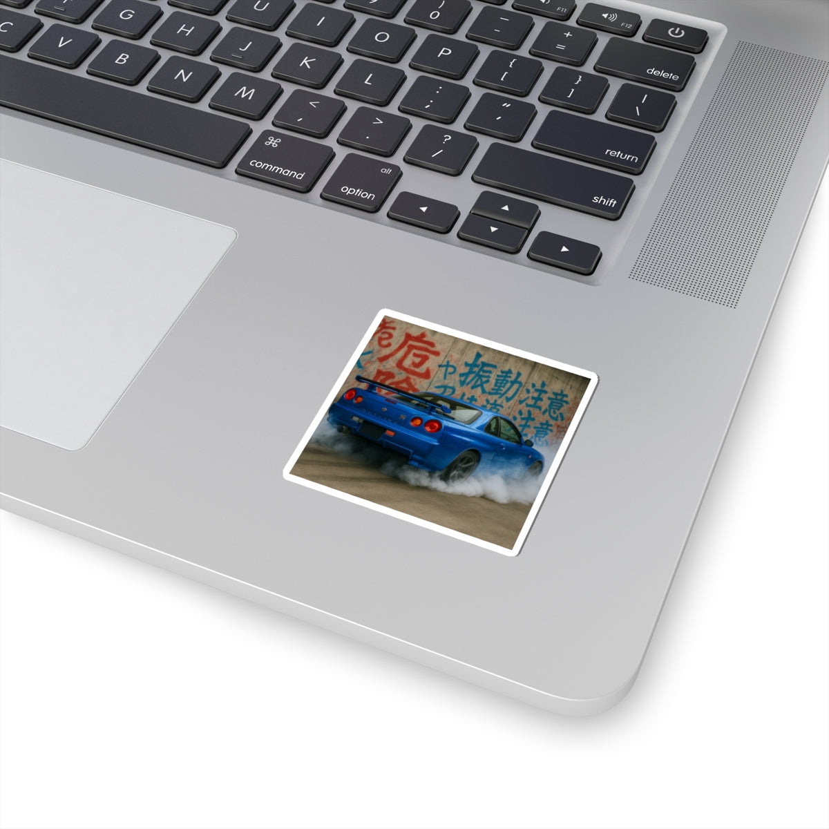 Blue Nissan R34 GTR Kiss Cut Sticker