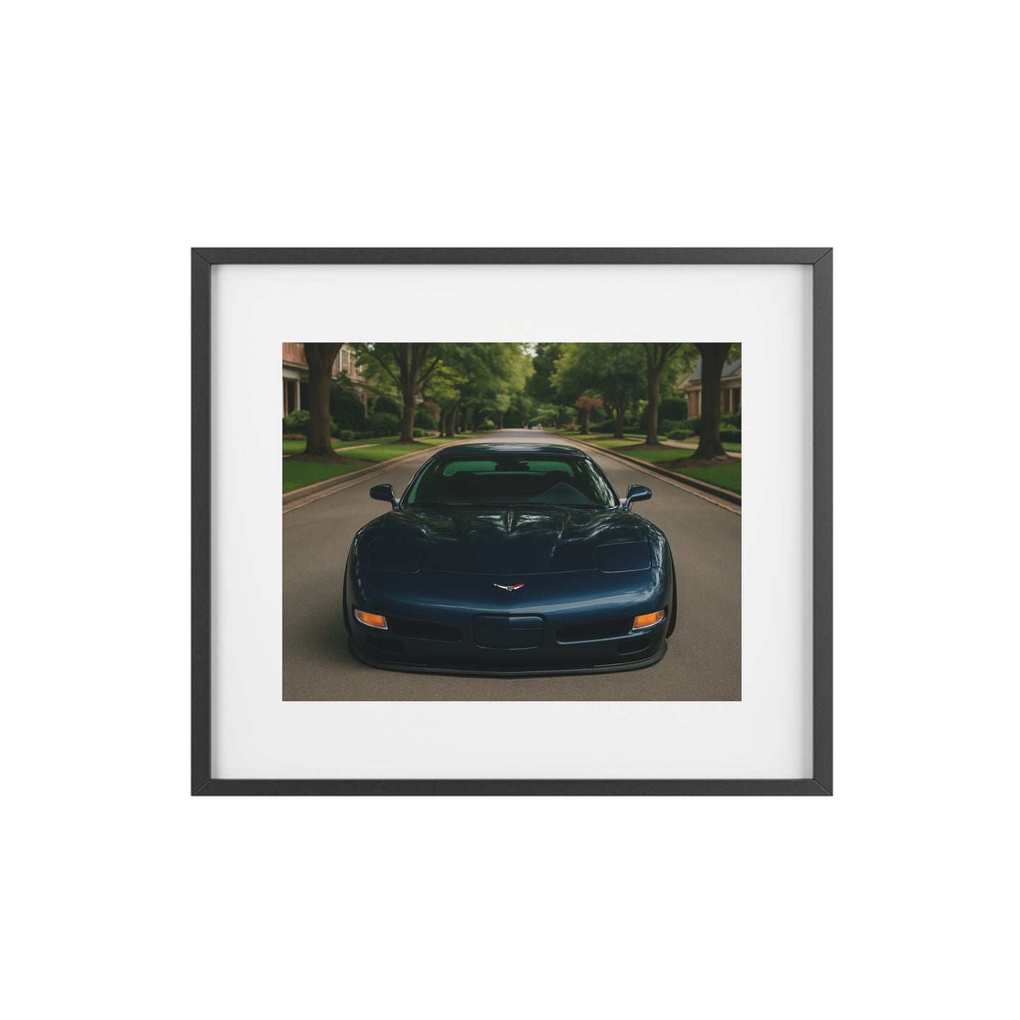 Blue Chevrolet Corvette C5 Poster