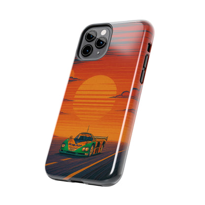 Orange and green Mazda 787B Phone Case
