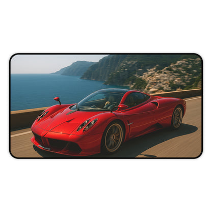 Red Pagani Huayra Roadster Desk Mat