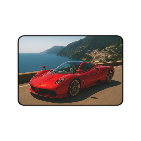 Red Pagani Huayra Roadster Desk Mat