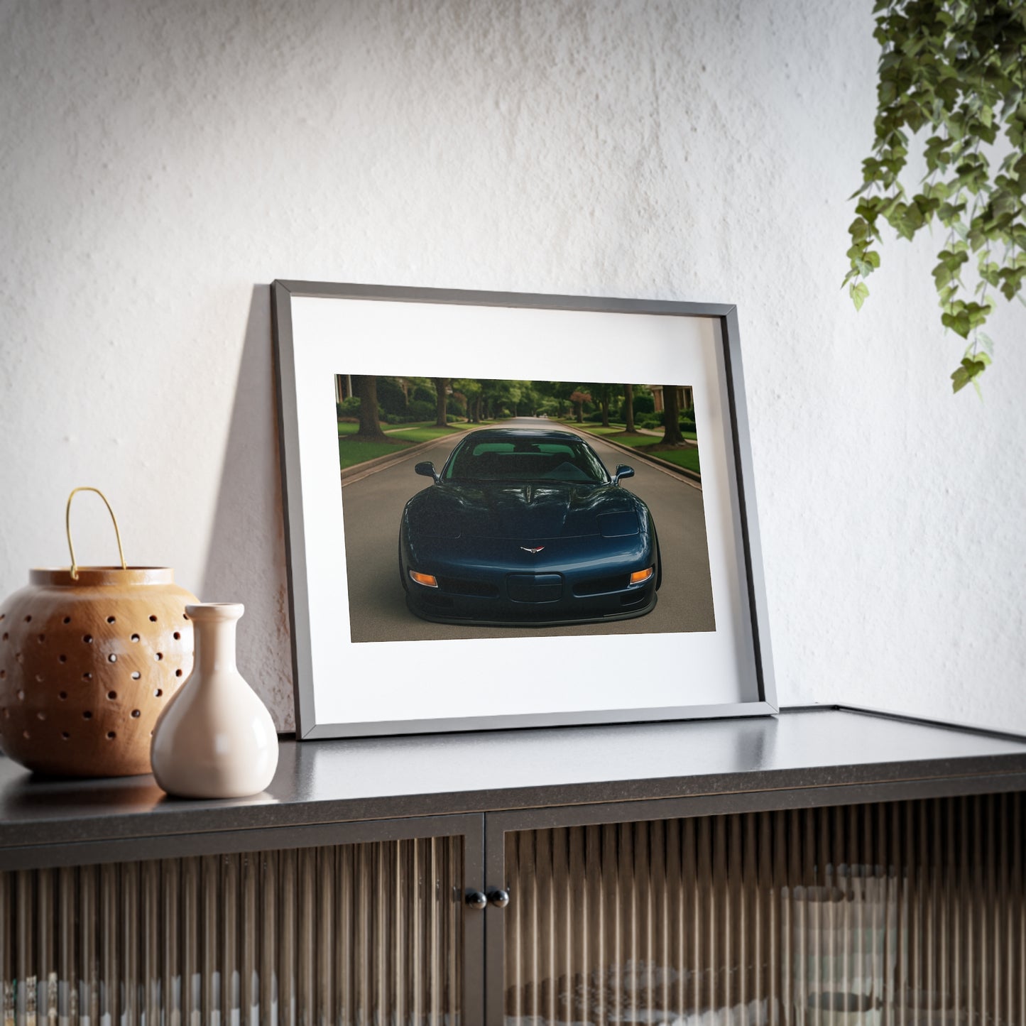 Blue Chevrolet Corvette C5 Poster
