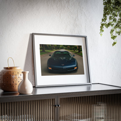 Blue Chevrolet Corvette C5 Poster