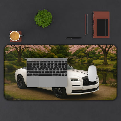 White Rolls Royce Cullinan Desk Mat